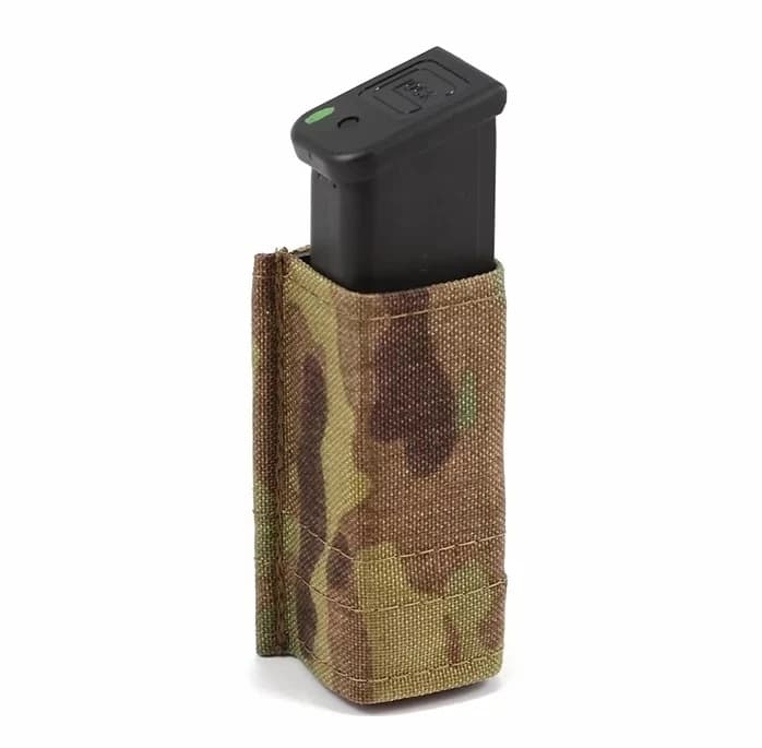 Esstac Single Pistol KYWI Pouch in MultiCam, representative manufacturer photograph